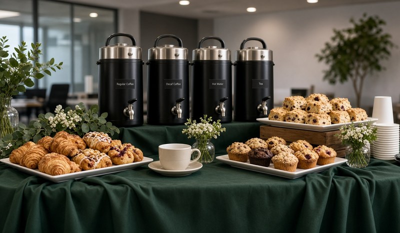 Catering trays prepared by Clover Roast