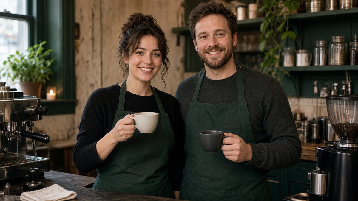 Clover Roast baristas at the Dublin espresso bar